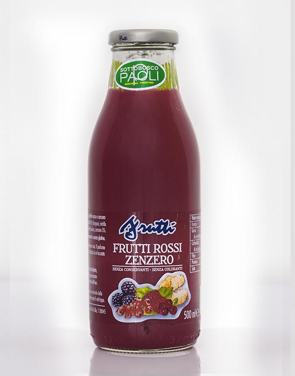 Bevanda ai frutti rossi e zenzero